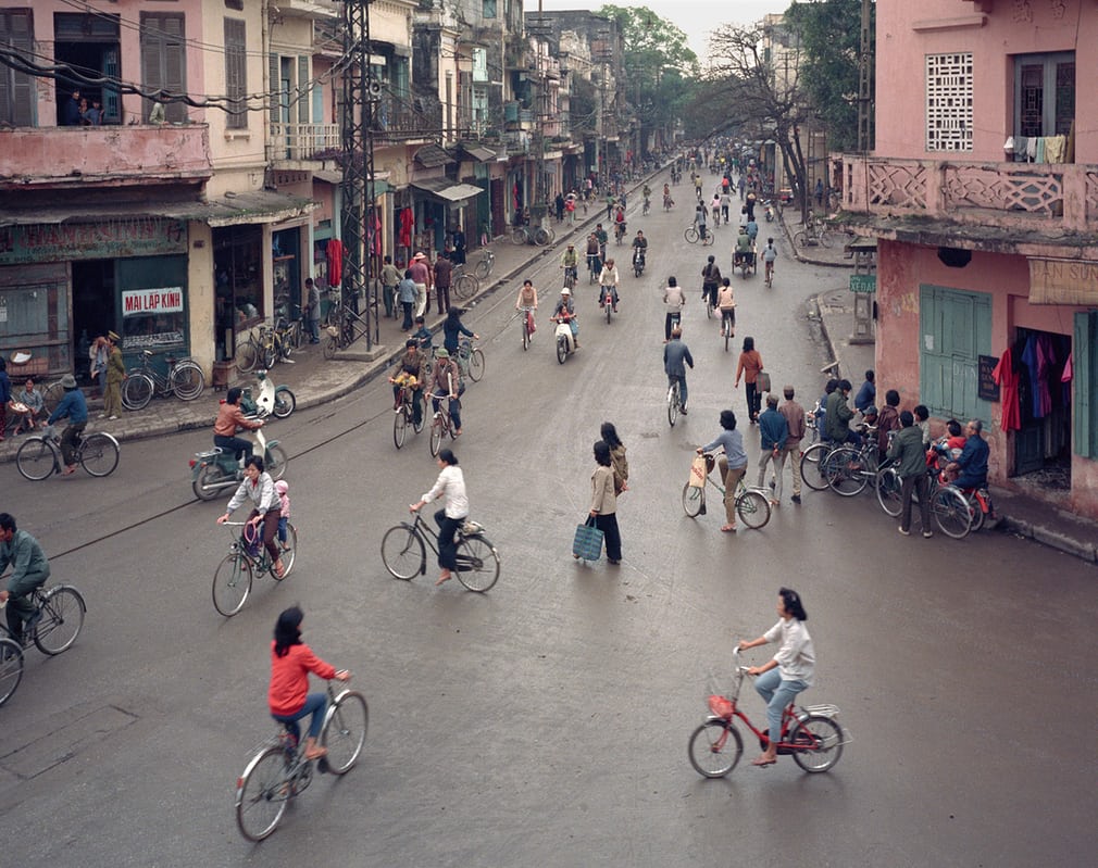 Giao lộ phố Hàng Gai năm 1988