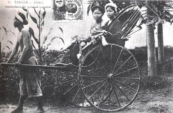 Xe kéo tay ở Việt Nam xưa