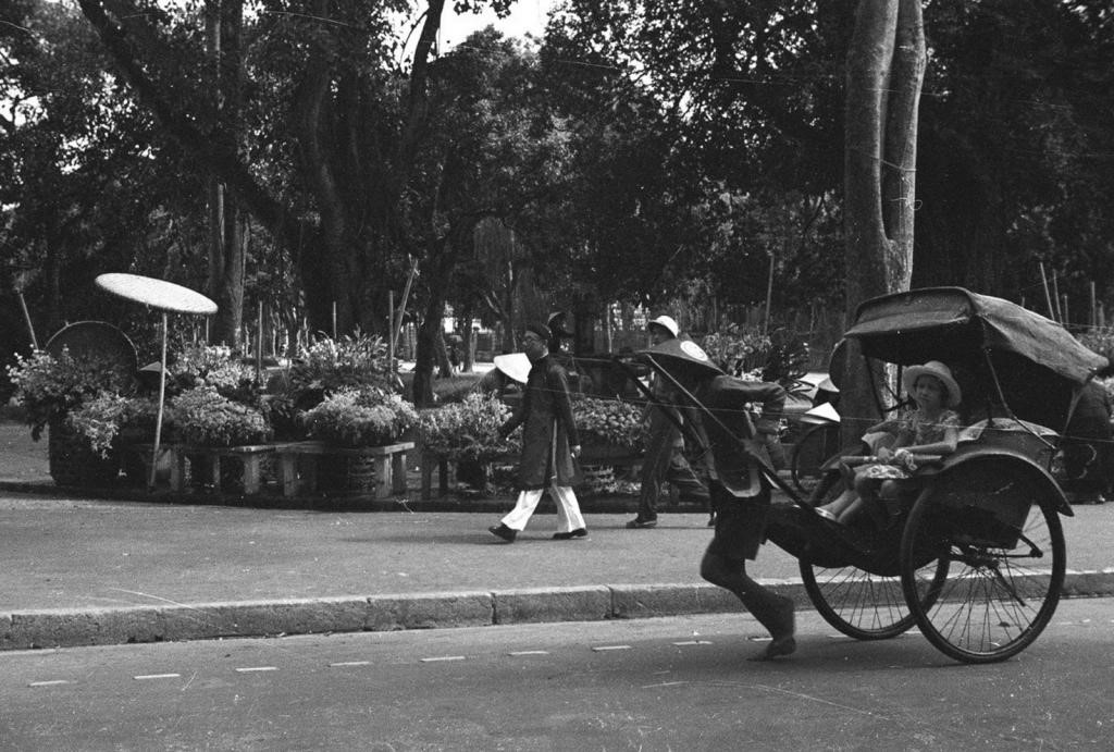 Xe kéo tay ở Việt Nam xưa